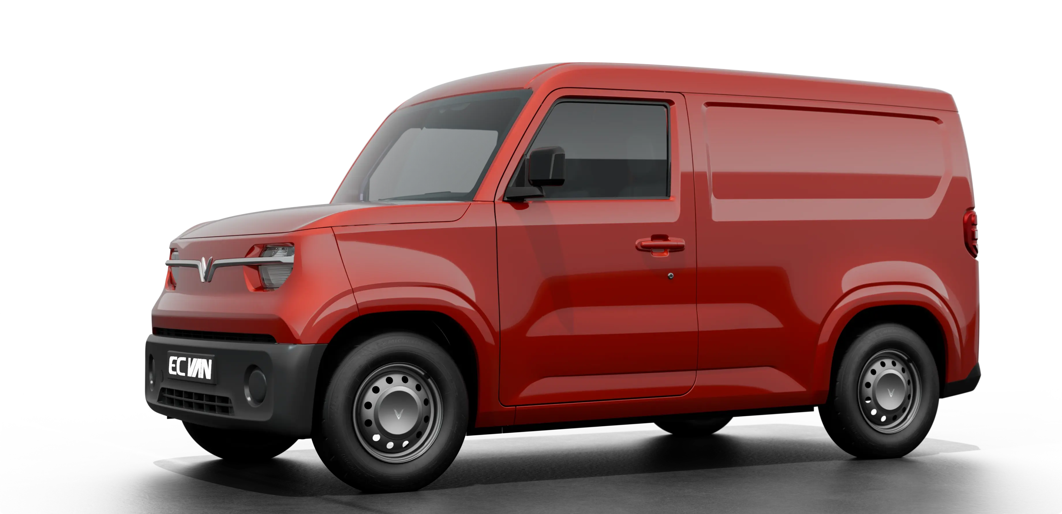 VinFast EC Van màu Solar Ruby (Đỏ)