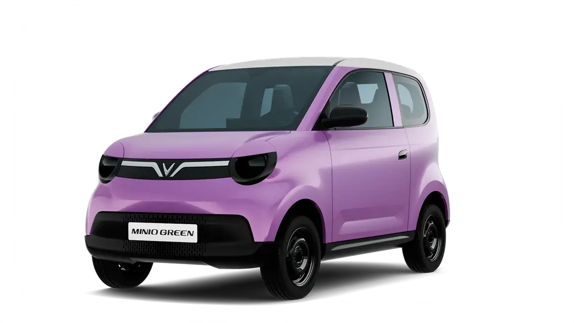 VinFast Minio Green màu Rose Metallic - Desat Silver Roof