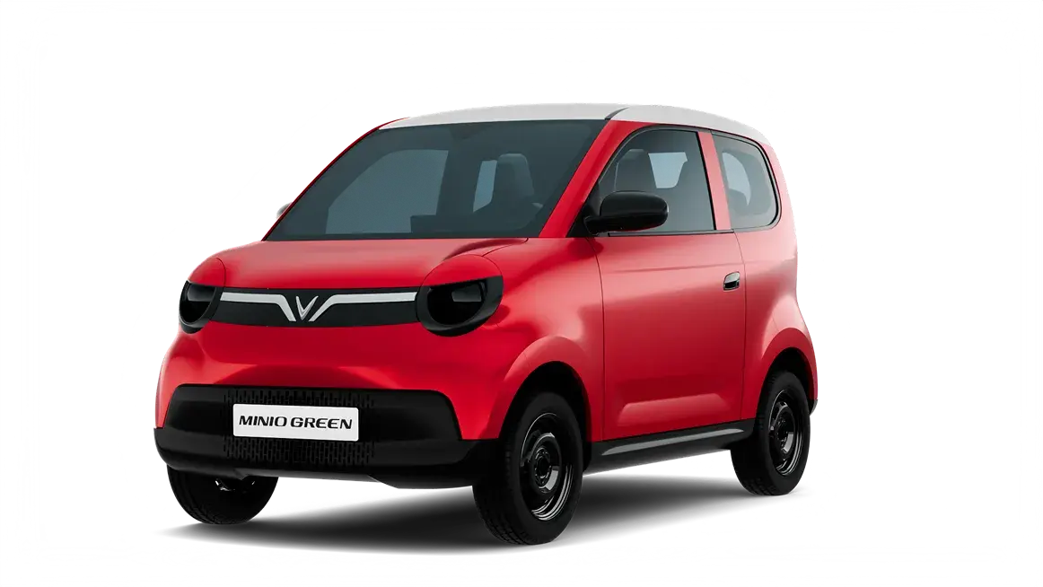 VinFast Minio Green màu Solar Ruby - Infinity Blanc Roof