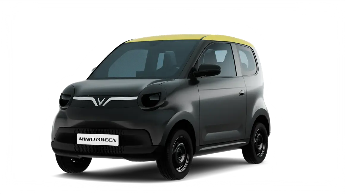 VinFast Minio Green màu Jet Black - Summer Yellow Roof