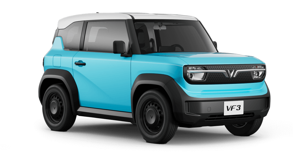 VinFast VF 3 màu Xanh Sky Blue