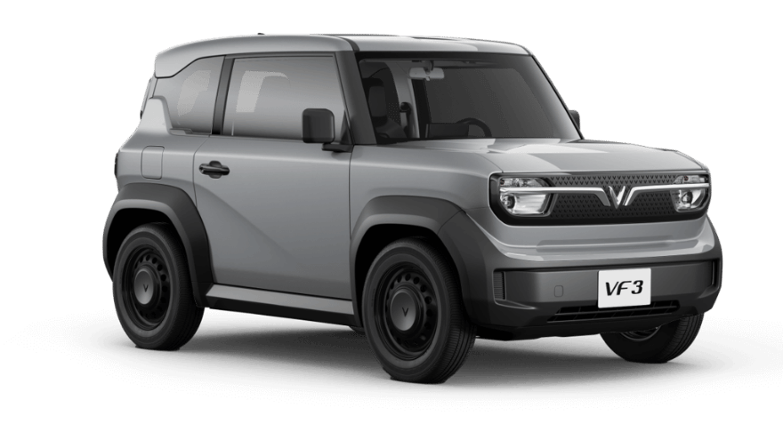 VinFast VF 3 màu Xám Zenith Grey