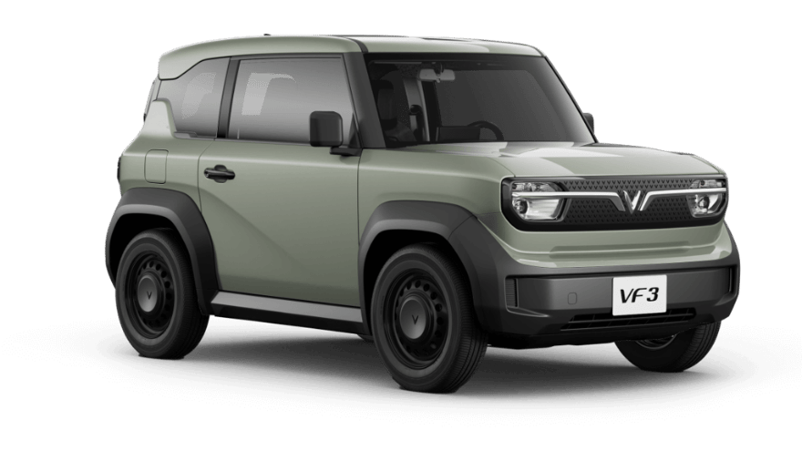 VinFast VF 3 màu Xanh Urban Mint