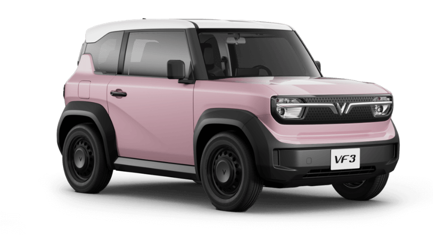 VinFast VF 3 màu Hồng Rose Pink