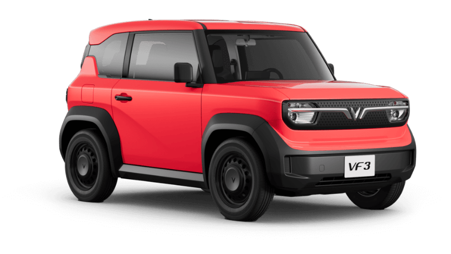 VinFast VF 3 màu Đỏ Crimson Red