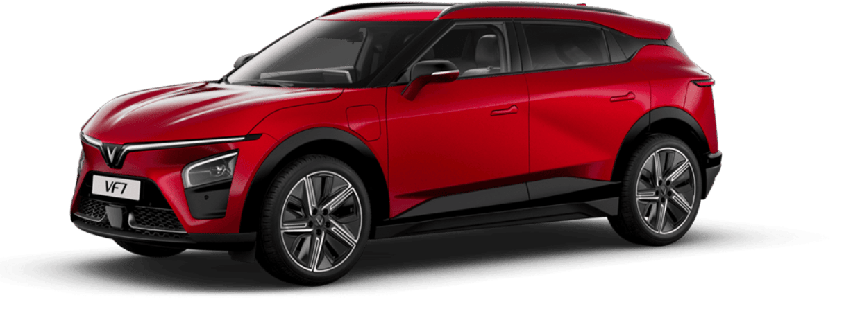 VinFast VF 7 màu Đỏ Crimson Red